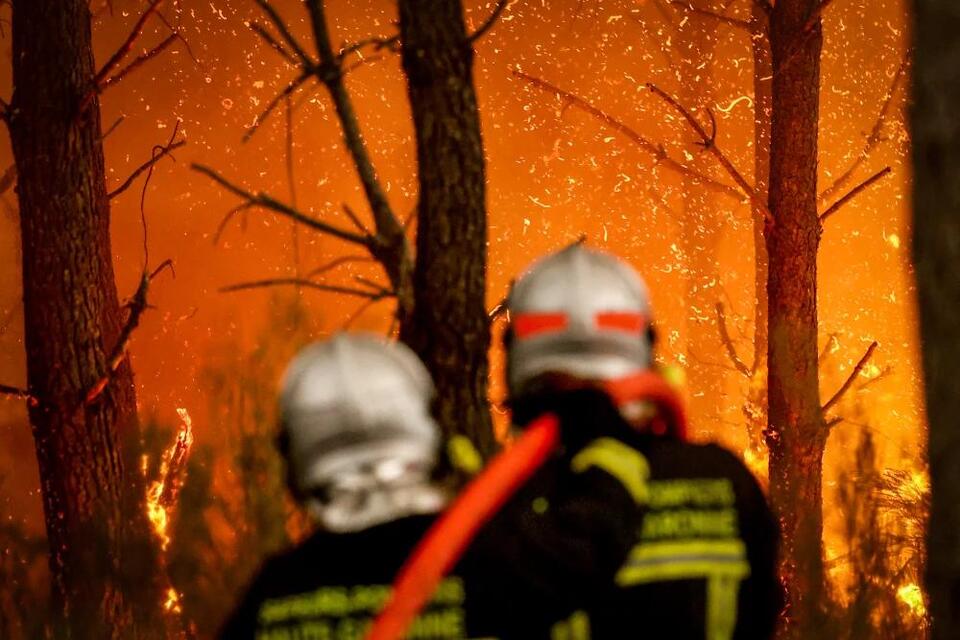 ‘Very difficult, very hot’: On the frontline battling France’s huge wildfire