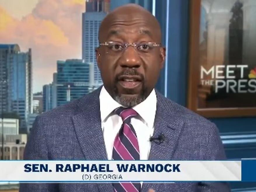 Warnock responds to JD Vance’s comments on shooting Guns make