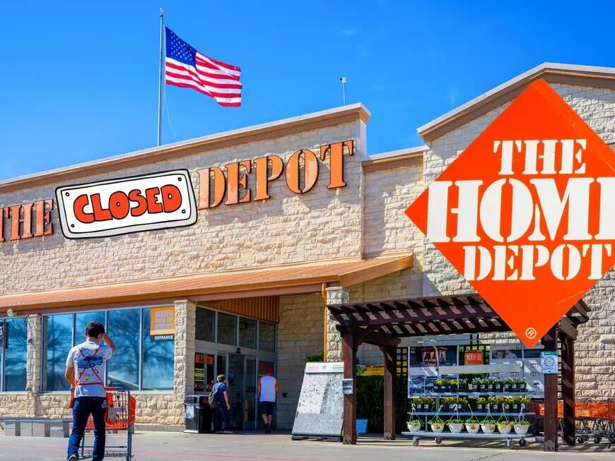 Plan Ahead! Because Every Home Depot in America Will Close for 24 Hours