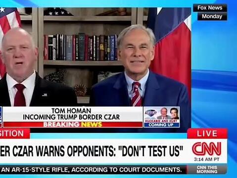 CNN host visibly stunned by incoming border czar Tom Homan saying he ...