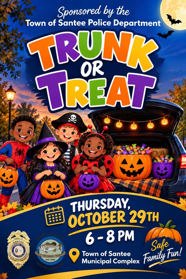 📅 Santee Police Trunk or Treat on Oct 29, 2026 - NewsBreak