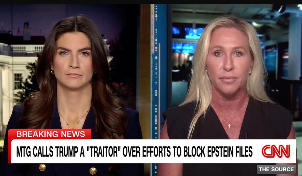 MTG flatly calls Trump a ‘traitor' over his handling of the Epstein files