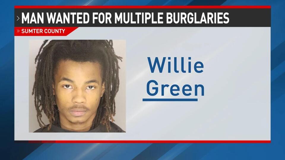Man wanted for March and April burglaries in Sumter County - NewsBreak