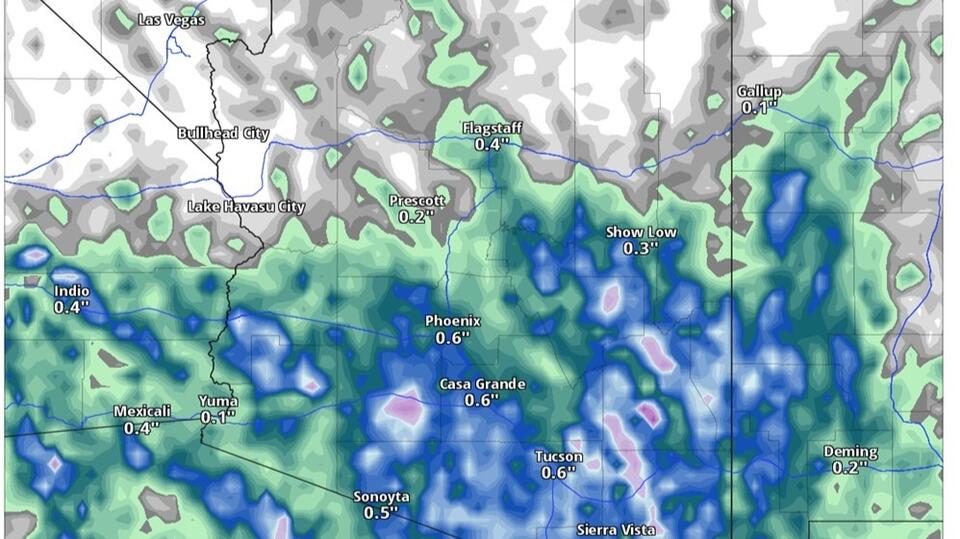 Storm System To Bring Rain to Southern and Central Arizona March 7–10 ...