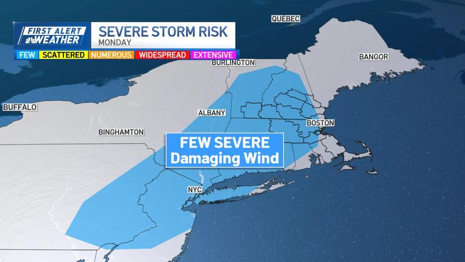 Strong storms, heavy rain that could cause flooding hit Mass., New England