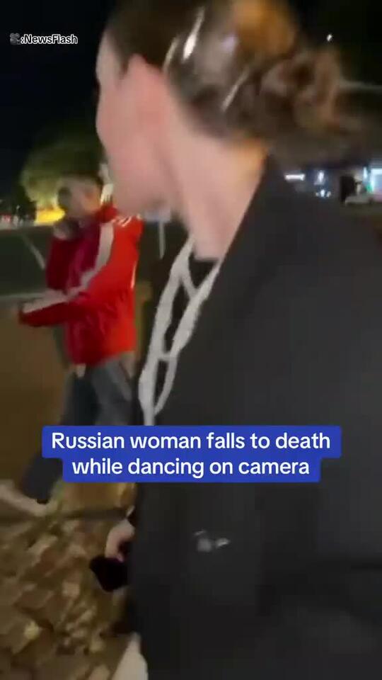 A Russian woman captured the moment she fell to her death during a night out in Tbilisi, Georgia. The 24-year-old was singing along to a Russian boyband’s song ‘For The Last Time’ and dancing with her pal. In the video, Arina G... - NewsBreak