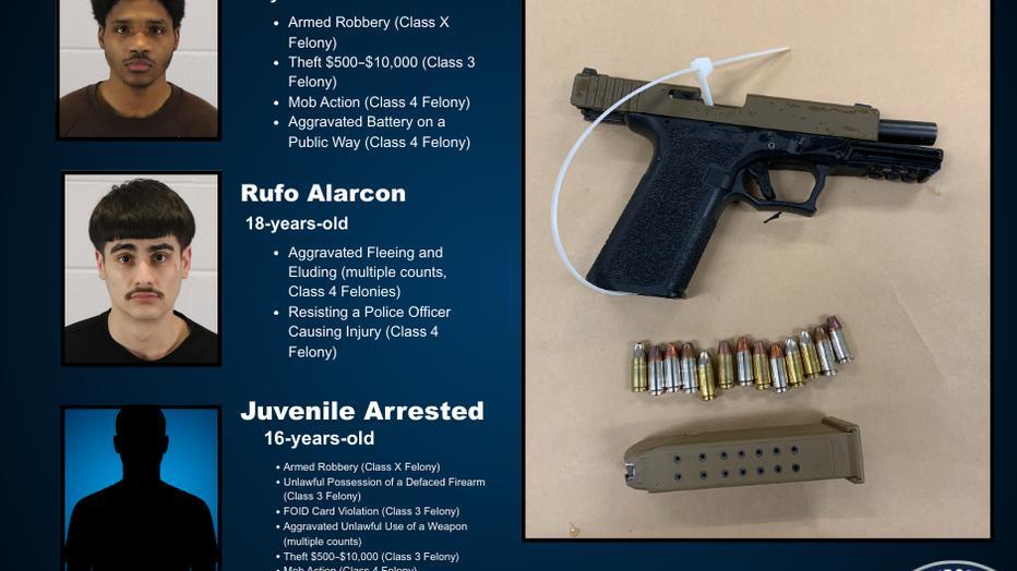 Five teens arrested after armed robbery, chase and crash in Aurora ...