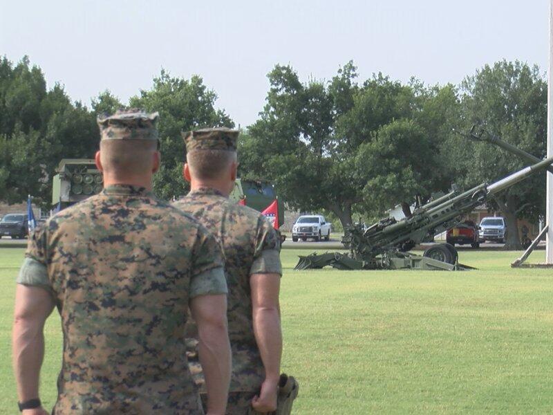 Marine Corps Artillery detachment new leadership on Fort Sill