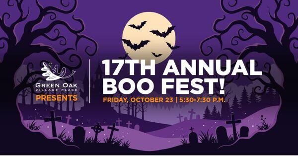 17th Annual Boo Fest At Green Oak Village Place Friday - NewsBreak