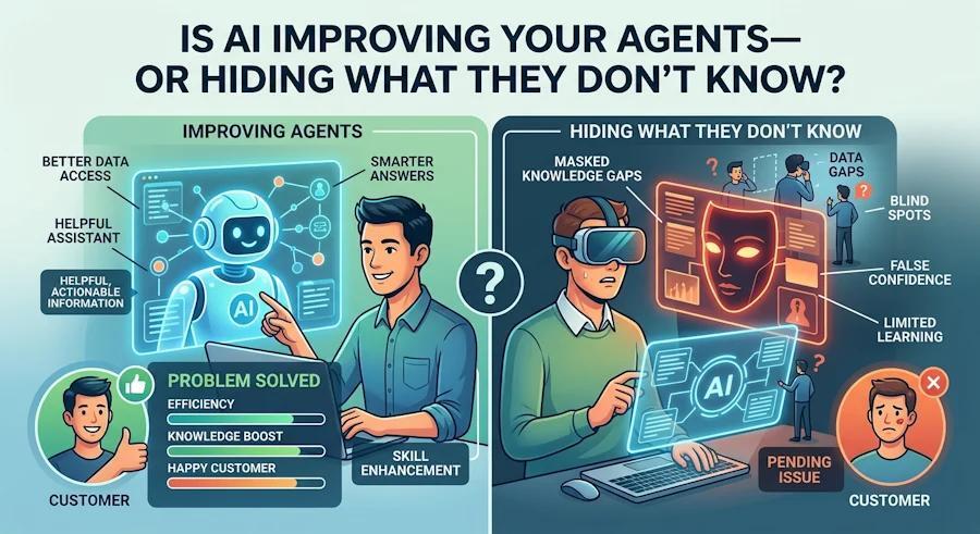 Is AI Improving Your Agents—or Hiding What They Don’t Know?
