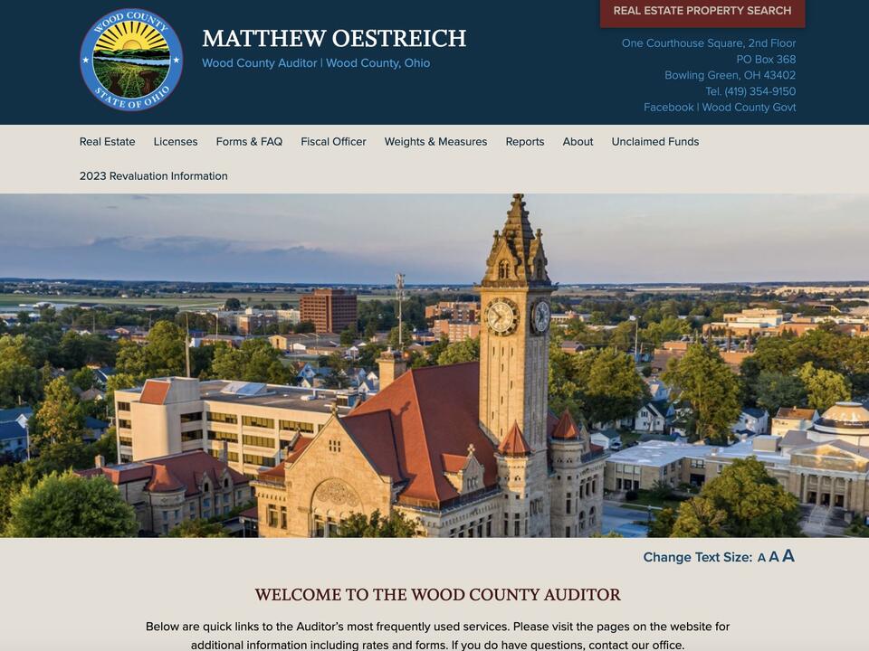 Wood County auditor's levy estimator updated for Nov. 5 ballot