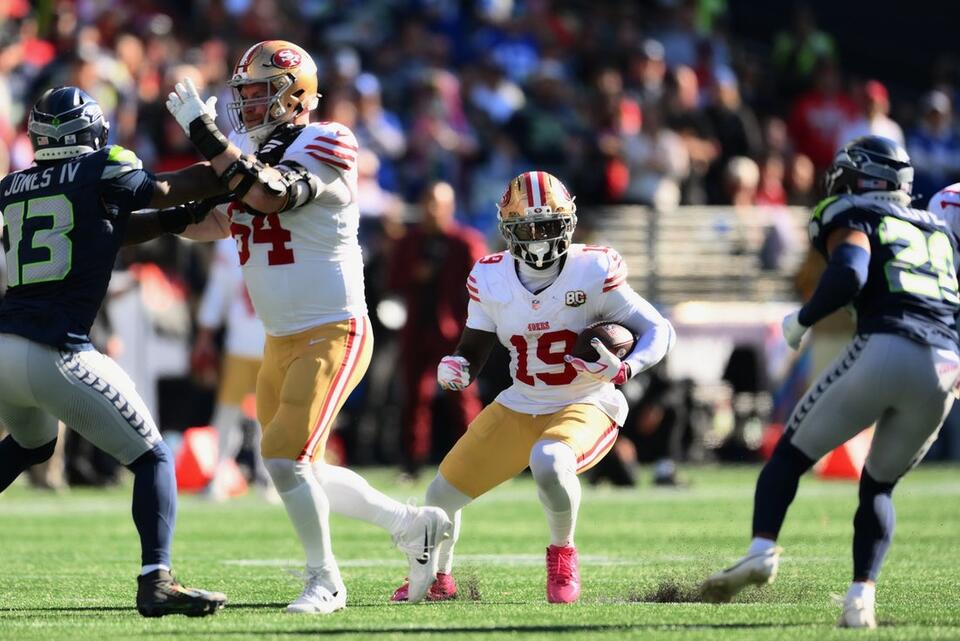 49ers WR Deebo Samuel (hamstring) to miss multiple weeks - NewsBreak