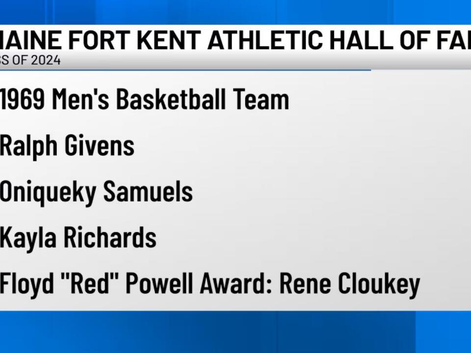 UMaine Fort Kent announces Athletic Hall of Fame’s Class of 2024
