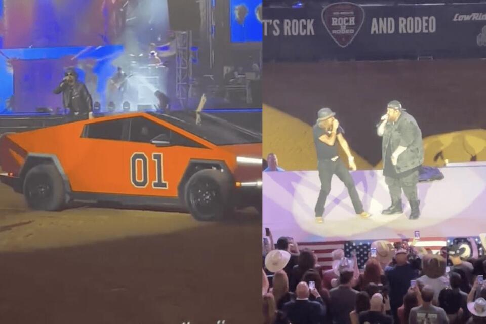 Kid Rock & Jelly Roll Make Epic Entrance Riding In General Lee ...