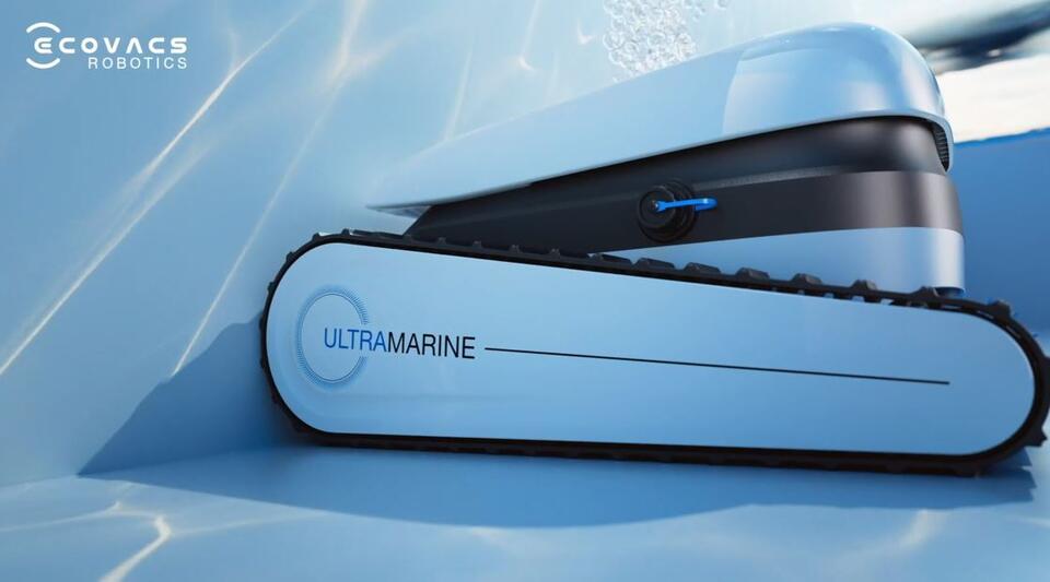 ECOVACS Ultramarine P1 Cordless Pool Robot with App Control & Smart Navigation