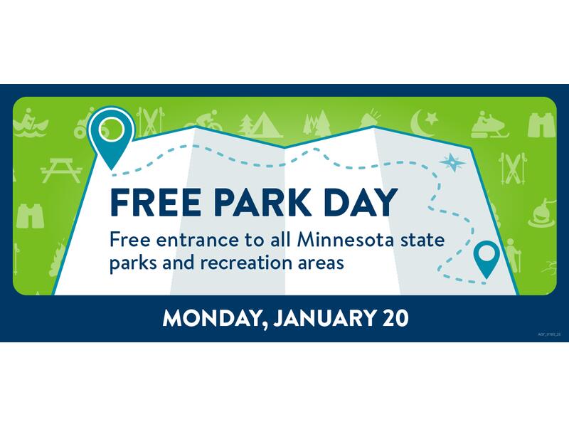 Jan. 20 is the first 2025 Free Park Day at Minnesota state parks
