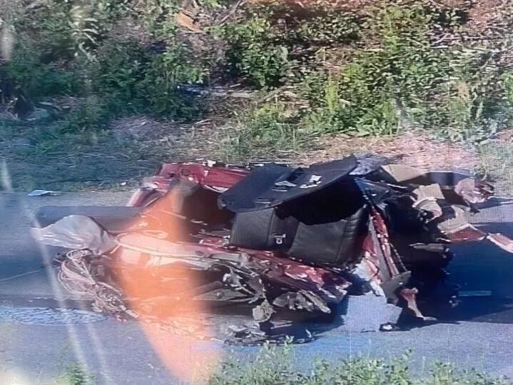 Khyree Jackson wreck pictured for first time as NFL rookie killed in 3