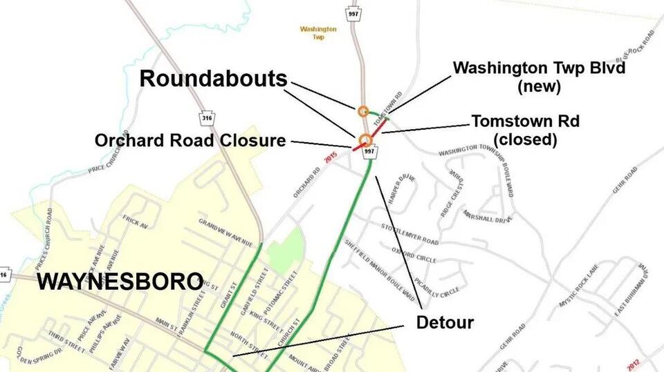 Traffic delays possible on Route 997 as drivers shift to new roundabout ...
