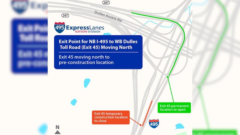 Major weekend traffic delays expected on northbound I 495 in Tysons ...