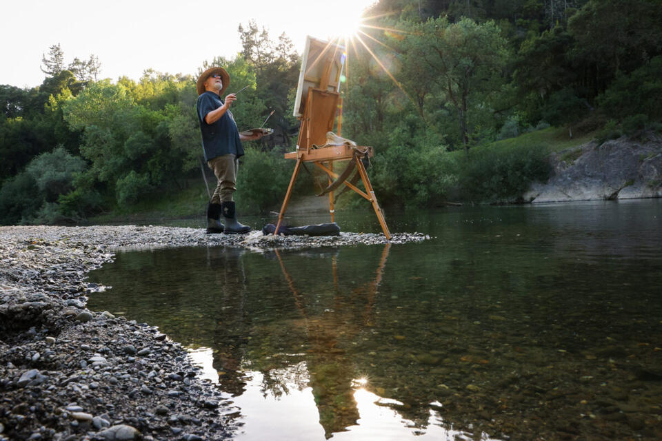 A Healdsburg Artist Preserves Stunning Sonoma County Landscapes on Canvas