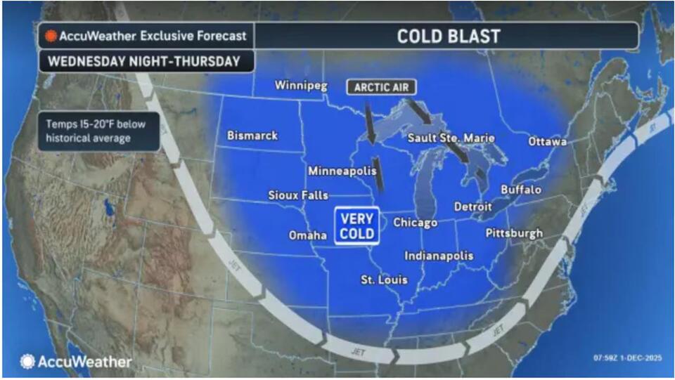 Arctic blast coming this week, bringing coldest temperatures of the ...