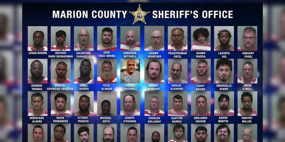 40 men arrested for traveling to meet minors in Marion County operation ...