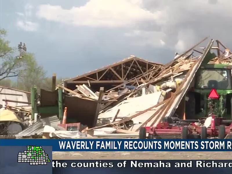Waverly family recounts moments powerful storm rolled through