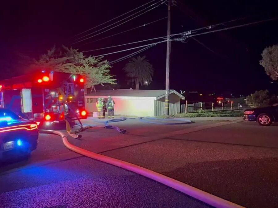 Ten people displaced after fire sparks at home the night before ...
