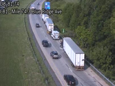Severe delays after tractor-trailer crash on Interstate 81 in Dauphin ...