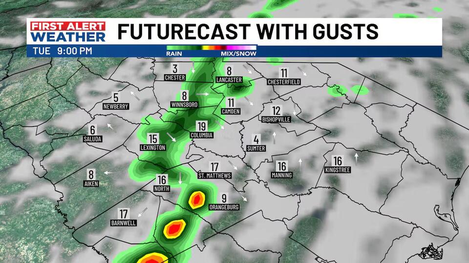 FIRST ALERT WEATHER - Tracking a few showers Tuesday - NewsBreak