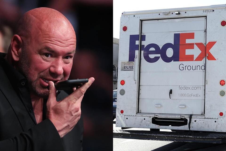 NYC FedEx driver fired after UFC's Dana White films him carelessly ...