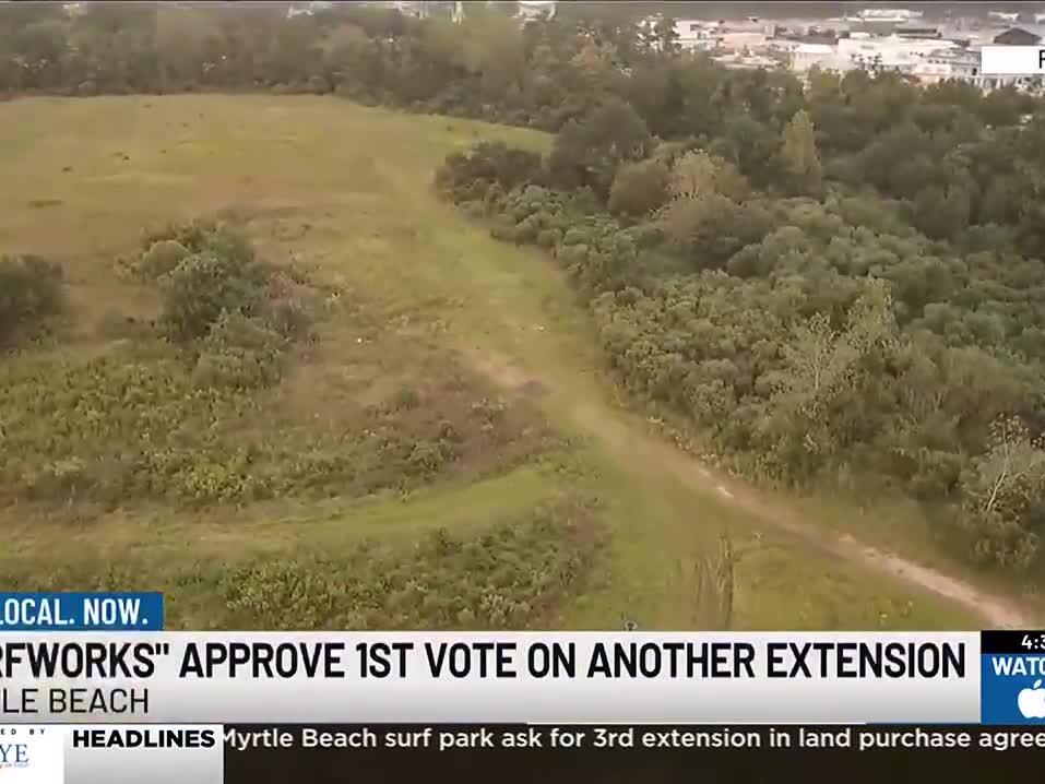 Developers of Myrtle Beach surf park ask for 3rd extension in land