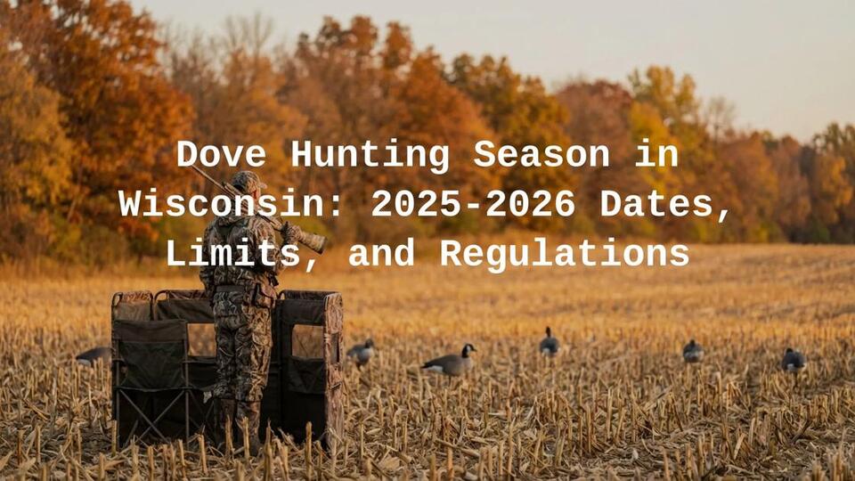 Dove Hunting Season in Wisconsin: Dates, Limits, and Regulations ...