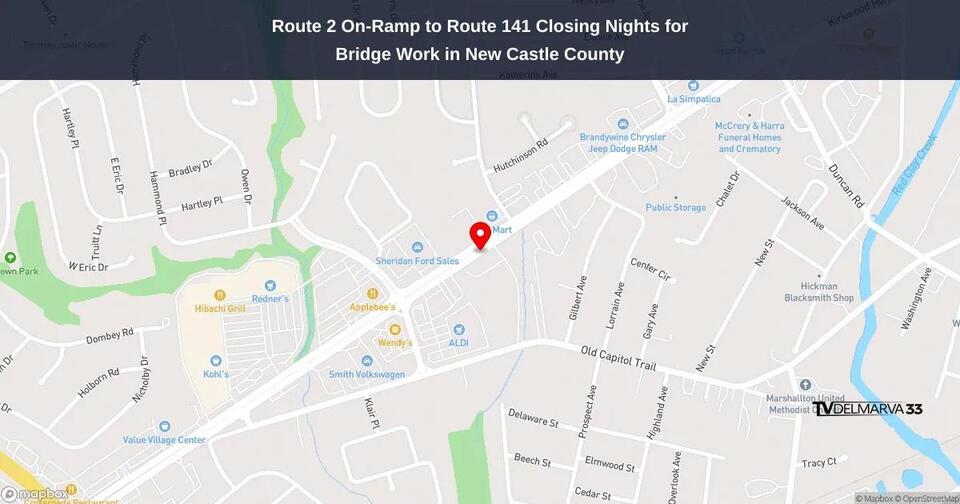 Route 2 On-Ramp to Route 141 Closing Nights for Bridge Work in New ...