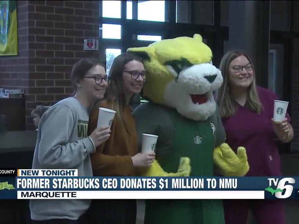 Former Starbucks CEO donates 1 million to NMU