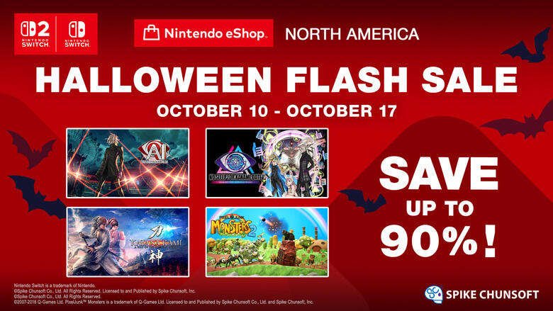 Spike Chunsoft Halloween Flash Sale Now Live on the eShop - NewsBreak