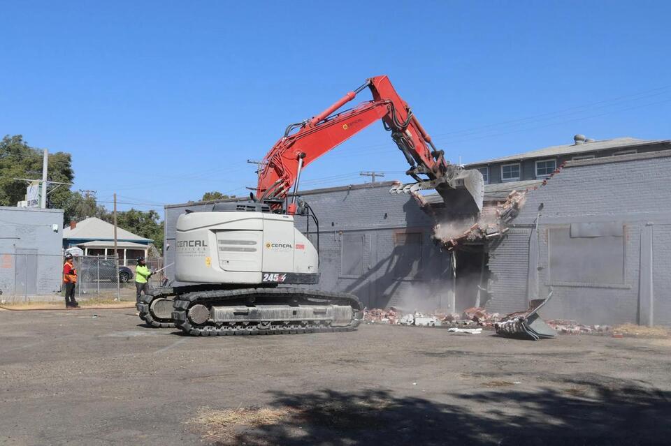 Tearing down one door to open another: Demolition begins on Fresno’s long-awaited commercial kitchen