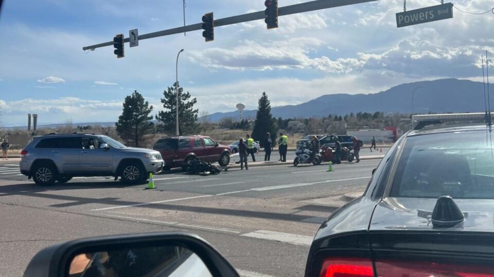Motorcyclist hit by car near Colorado Springs Airport - NewsBreak