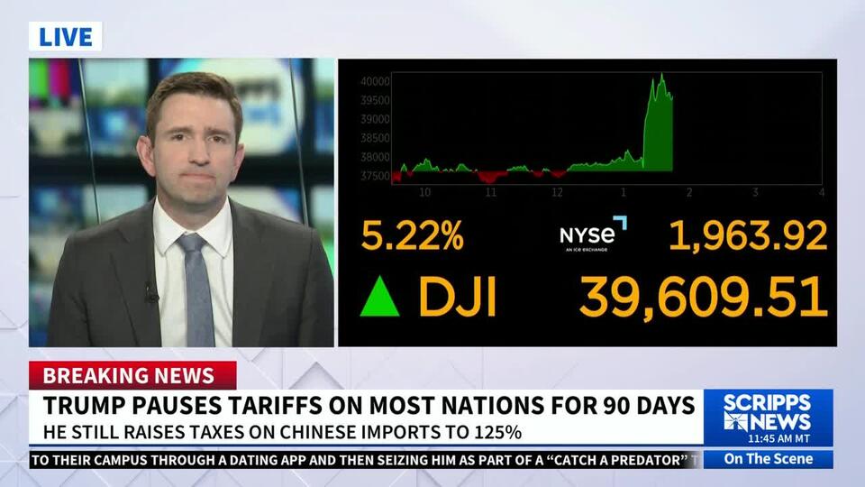 Trump puts 90-day pause on 'reciprocal' tariffs for most countries ...