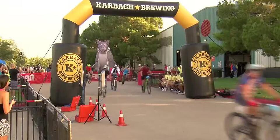 Racers compete in the off-road mountain bike races for Hotter’N Hell ...