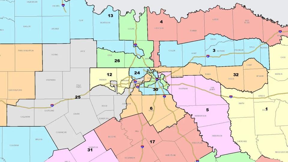 Proposed new US House map reshapes two DFW Democrat-held districts into ...