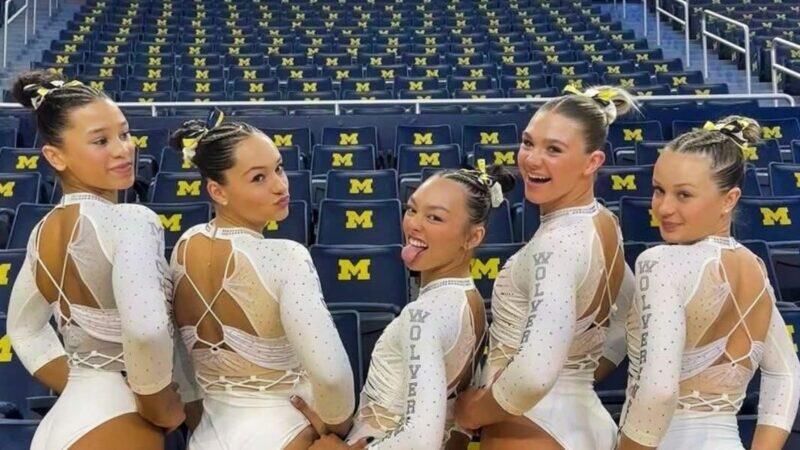 Stunning Michigan Wolverines Gymnasts Are Going Viral [PHOTO ...
