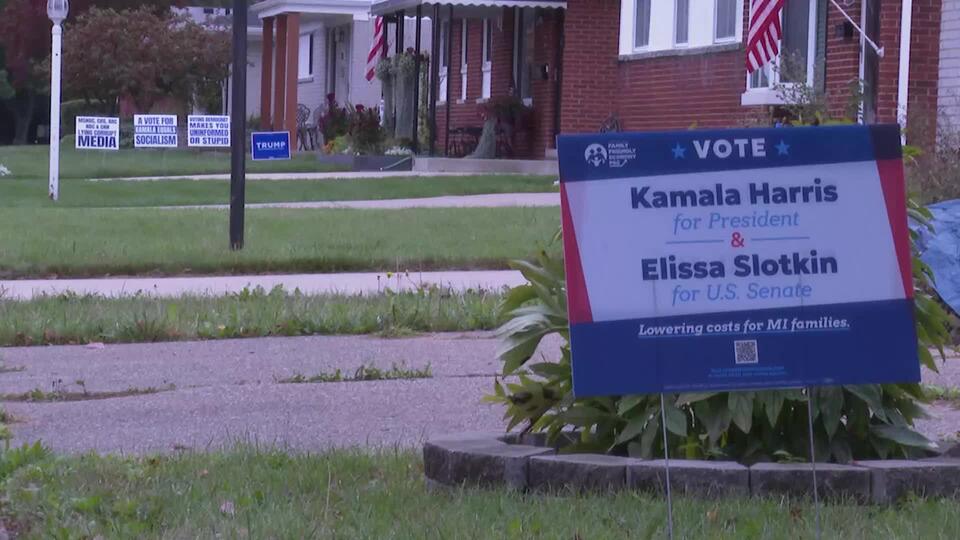 US MI Election 2024 Yard Signs (CR) - NewsBreak