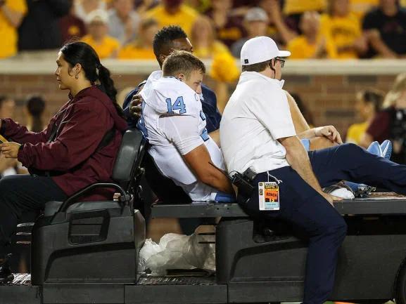 Max Johnson injury: North Carolina QB to miss remainder of 2024 season ...
