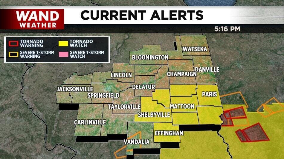 Tornado Watch issued for parts of Central Illinois - NewsBreak