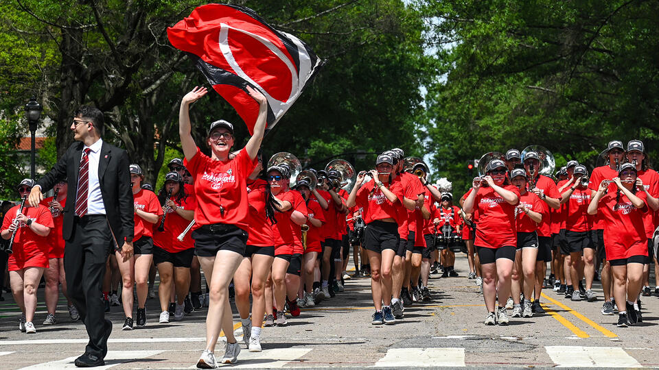 A Soundtrack to History: NC State Marching Band Leads Hurricanes’ Historic Stanley Cup Parade