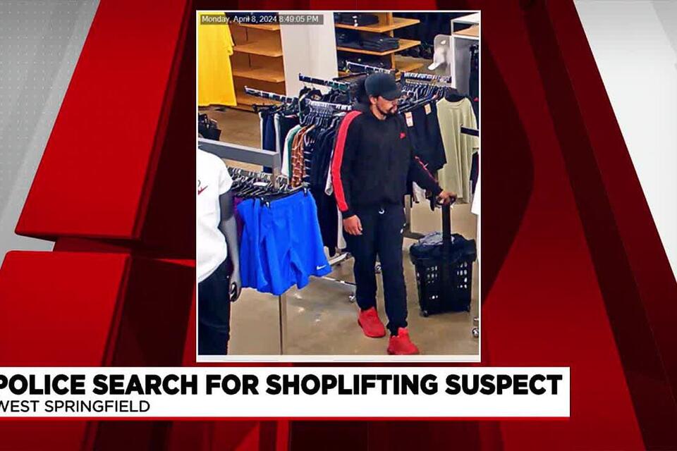 West Springfield Police searching for a man suspected of stealing ...
