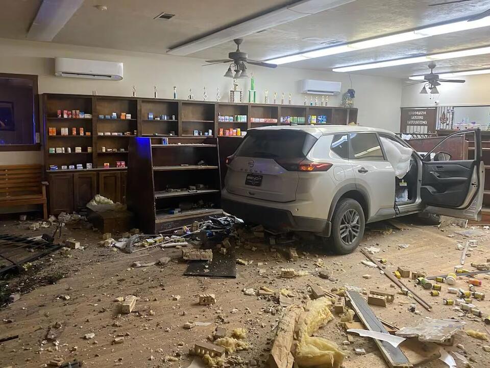 VIDEO 15yearold’s latenight ride ends in police chase and crash