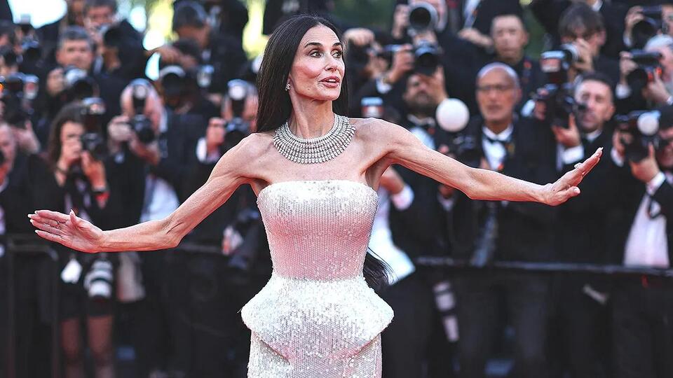 Demi Moore sparks ‘fascist propaganda’ backlash at Cannes after telling Hollywood to stop fighting AI