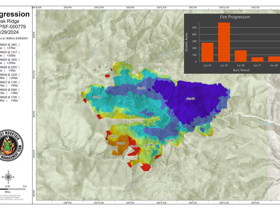 Oak Ridge Fire in southern Colorado remains 0 percent contained despite ...